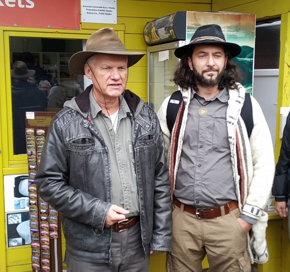 Semir Osmanagic i Neven Carin, Tunel Ravne, Piramide Visoko, Visoko, Piramida Sunca